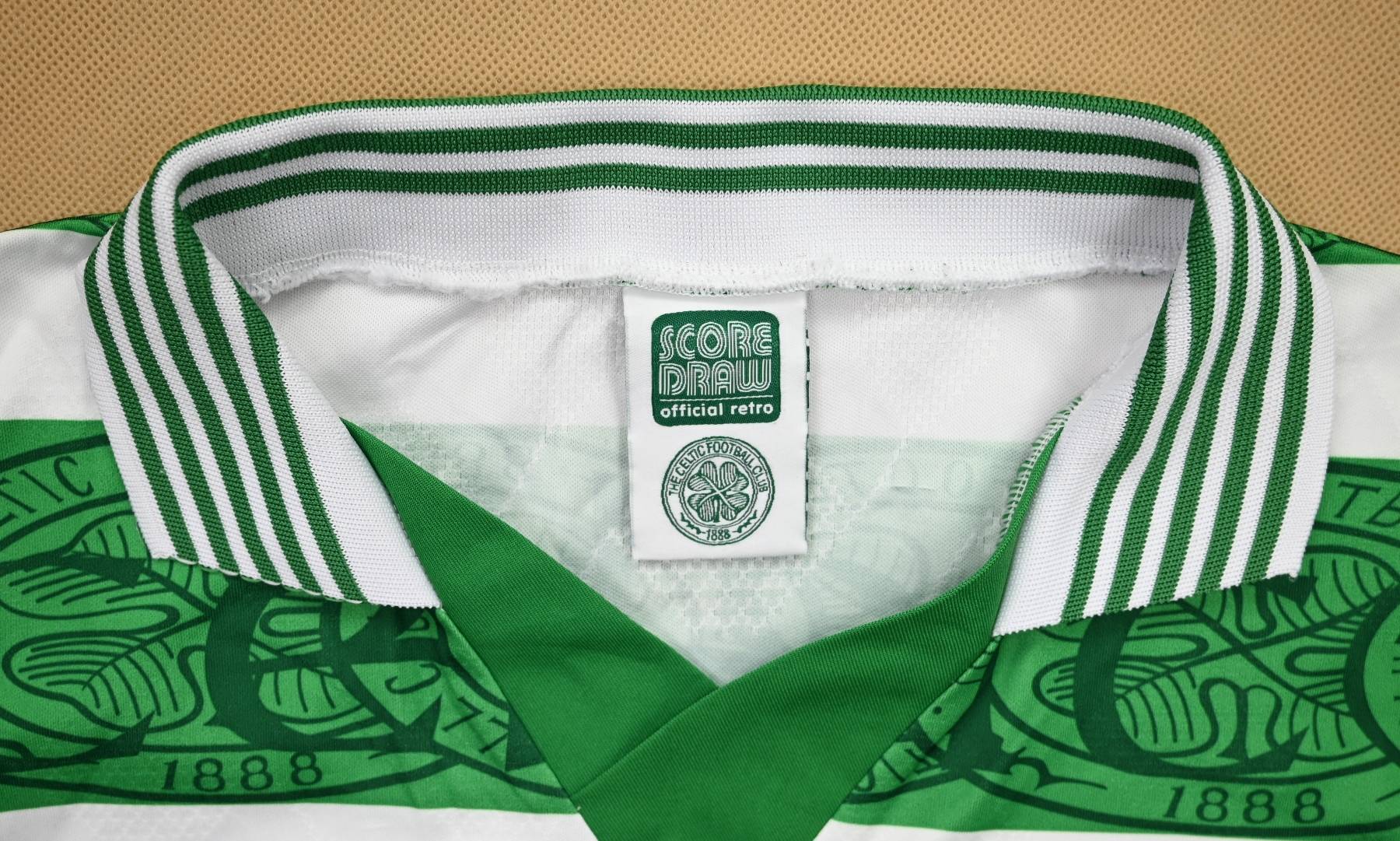 Celtic Home football shirt 1995 - 1997. Sponsored by CR Smith