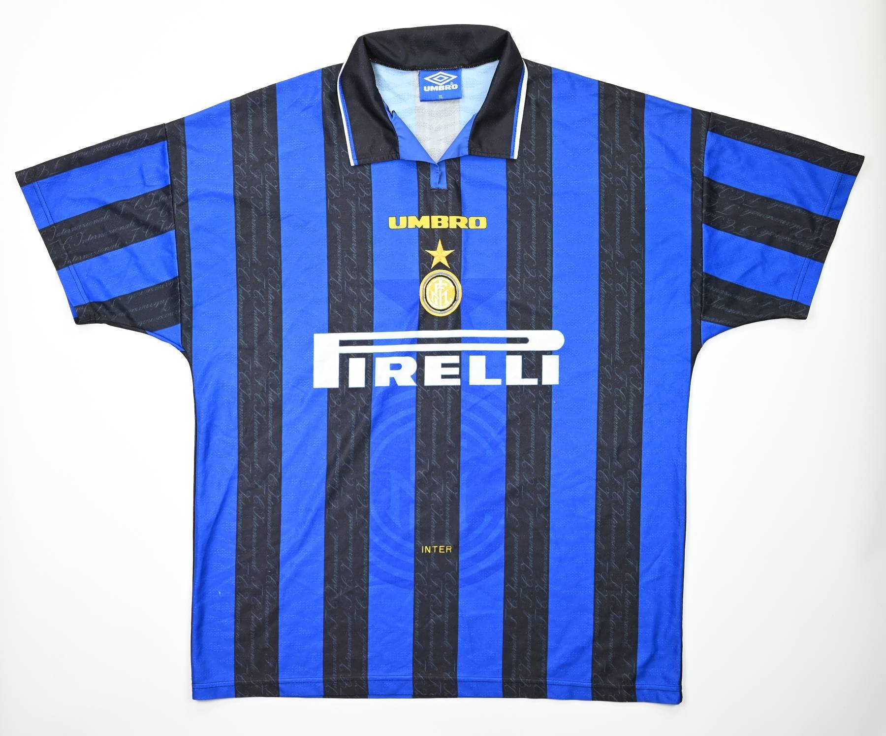 1996-97 INTER MILAN SHIRT XL Football / Soccer \ European Clubs ...