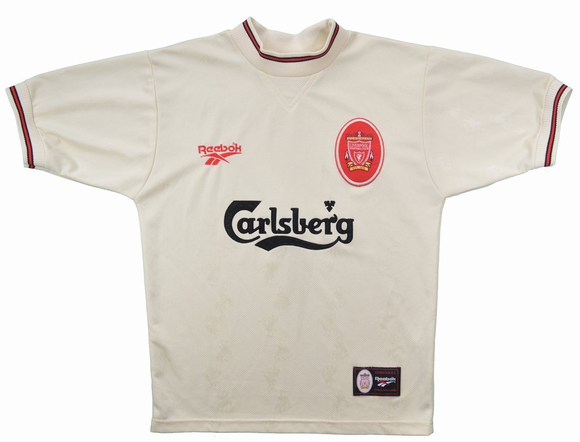 liverpool white carlsberg shirt