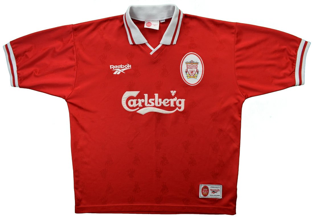 Liverpool Home football shirt 1996/1998 Jersey KIDS YXL 32/34