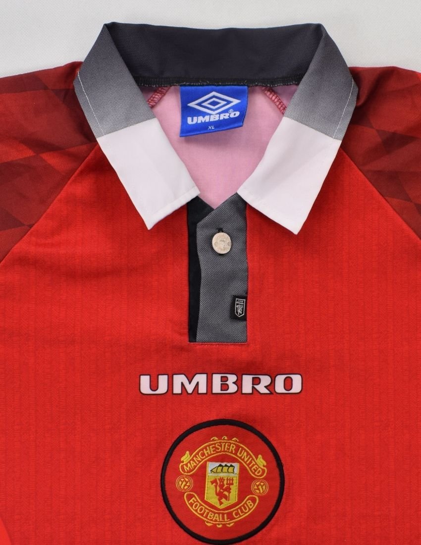 1996-98 MANCHESTER UNITED SHIRT XL Football / Soccer \ Premier League ...
