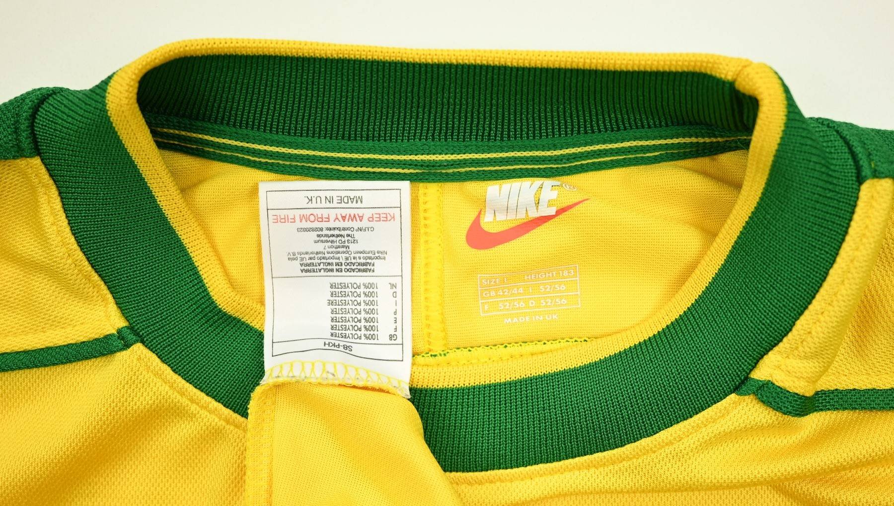 1998-00 BRAZIL *RONALDO* SHIRT L Football / Soccer \ International ...