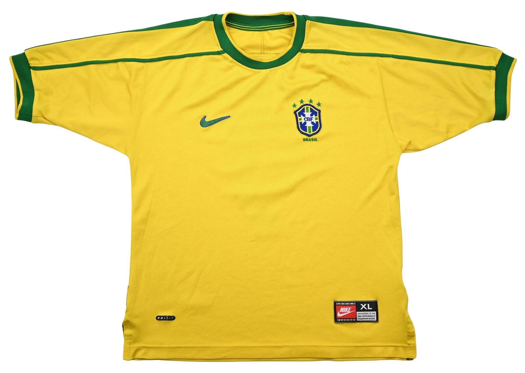 1998-00 BRAZIL *RONALDO* SHIRT XL. BOYS Football / Soccer ...