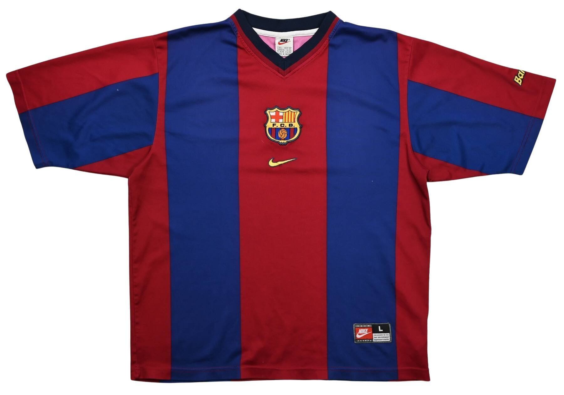 1998-00 FC BARCELONA BASIC SHIRT L Football / Soccer \ European Clubs ...