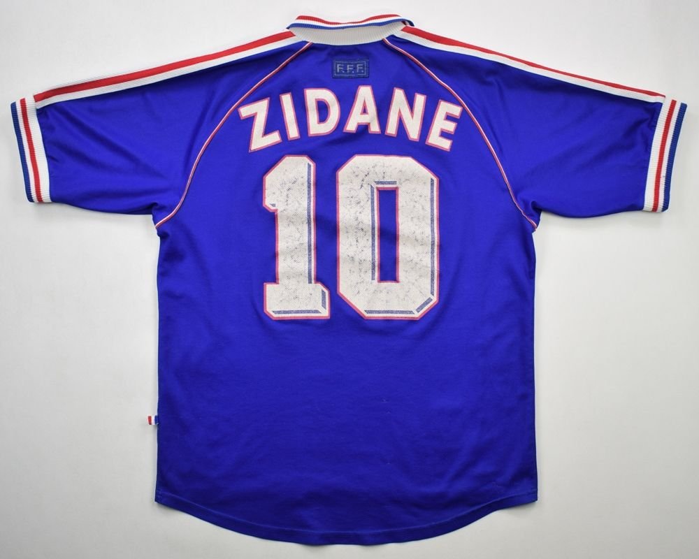 1998-00 FRANCE *ZIDANE* SHIRT M Football / Soccer \ International Teams ...