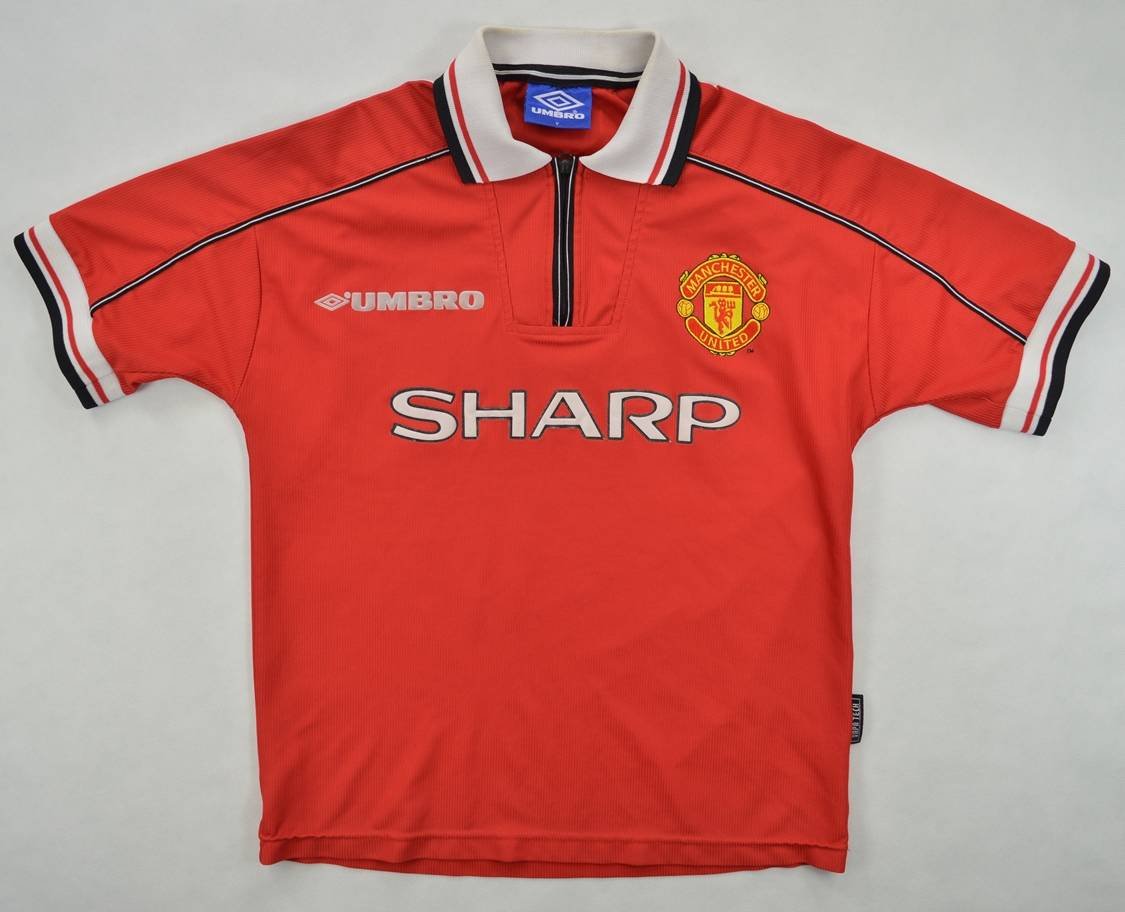 1998-00 MANCHESTER UNITED SHIRT XL. BOYS Football / Soccer \ Premier ...