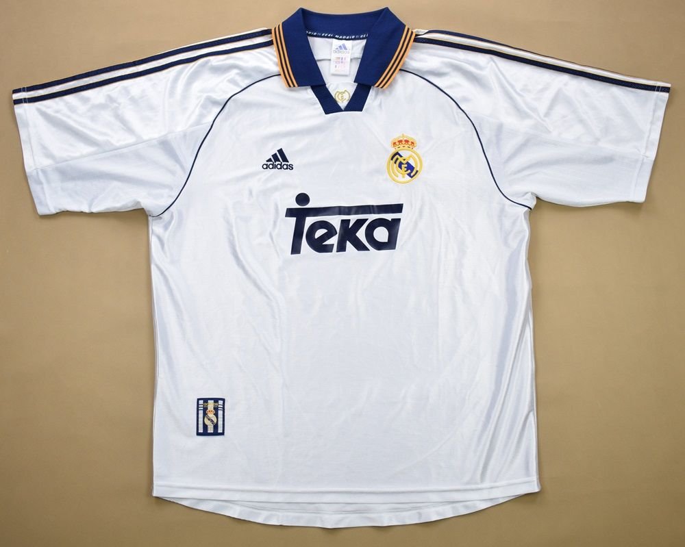 1998-00 REAL MADRID SHIRT L Football / Soccer \ European Clubs ...
