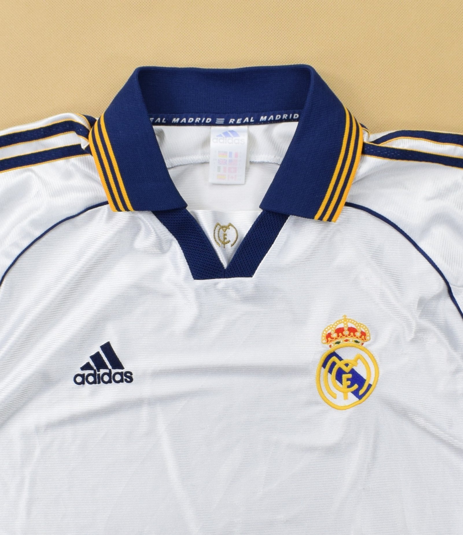 Real Madrid Home Jersey Retro 1998/00