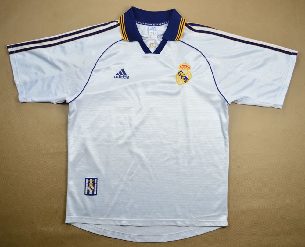 1998-00 REAL MADRID SHIRT M Football / Soccer \ European Clubs ...