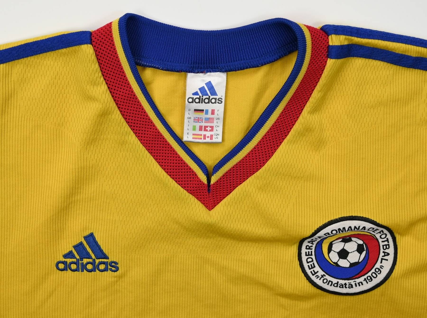 1998-00 ROMANIA SHIRT L Football / Soccer \ International Teams ...