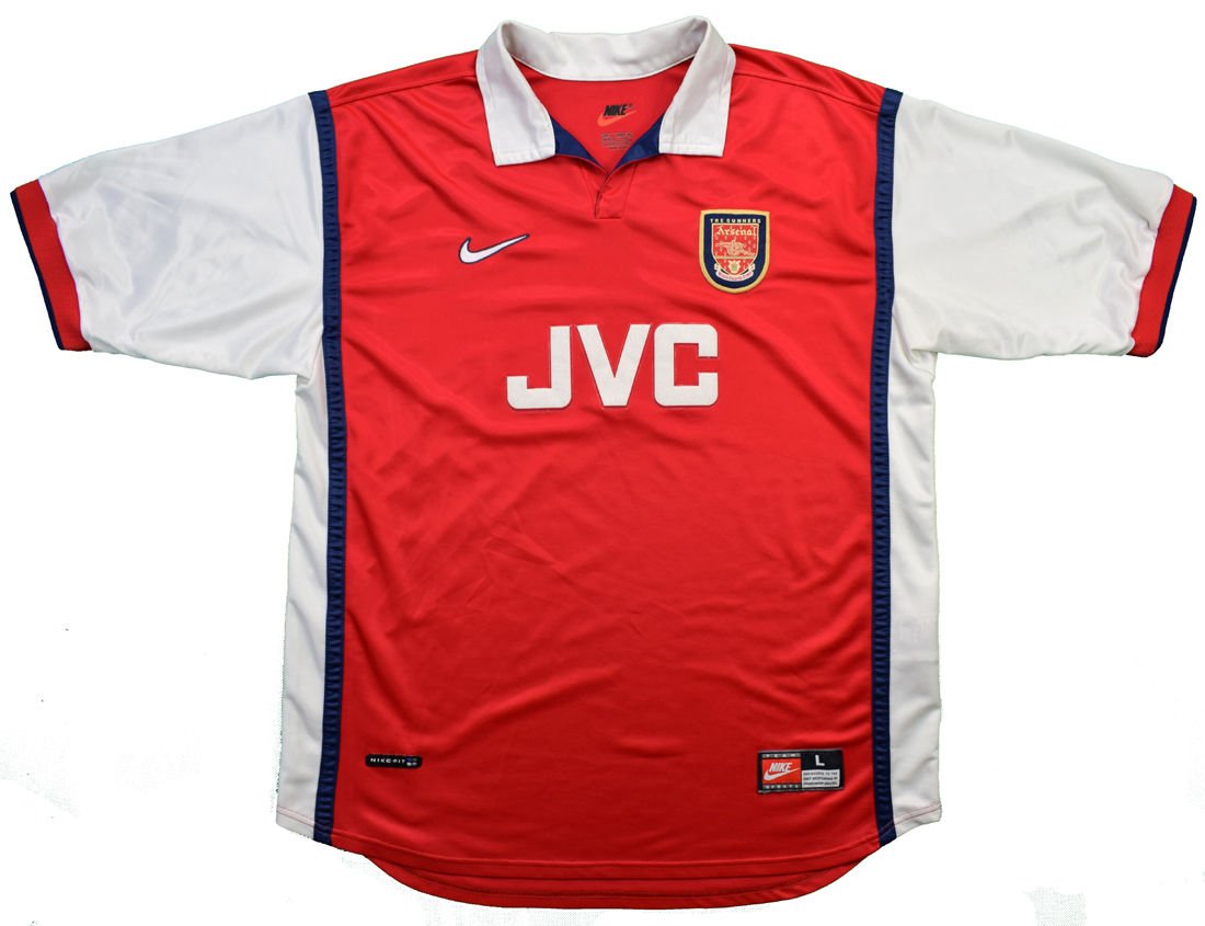 arsenal jersey 1998