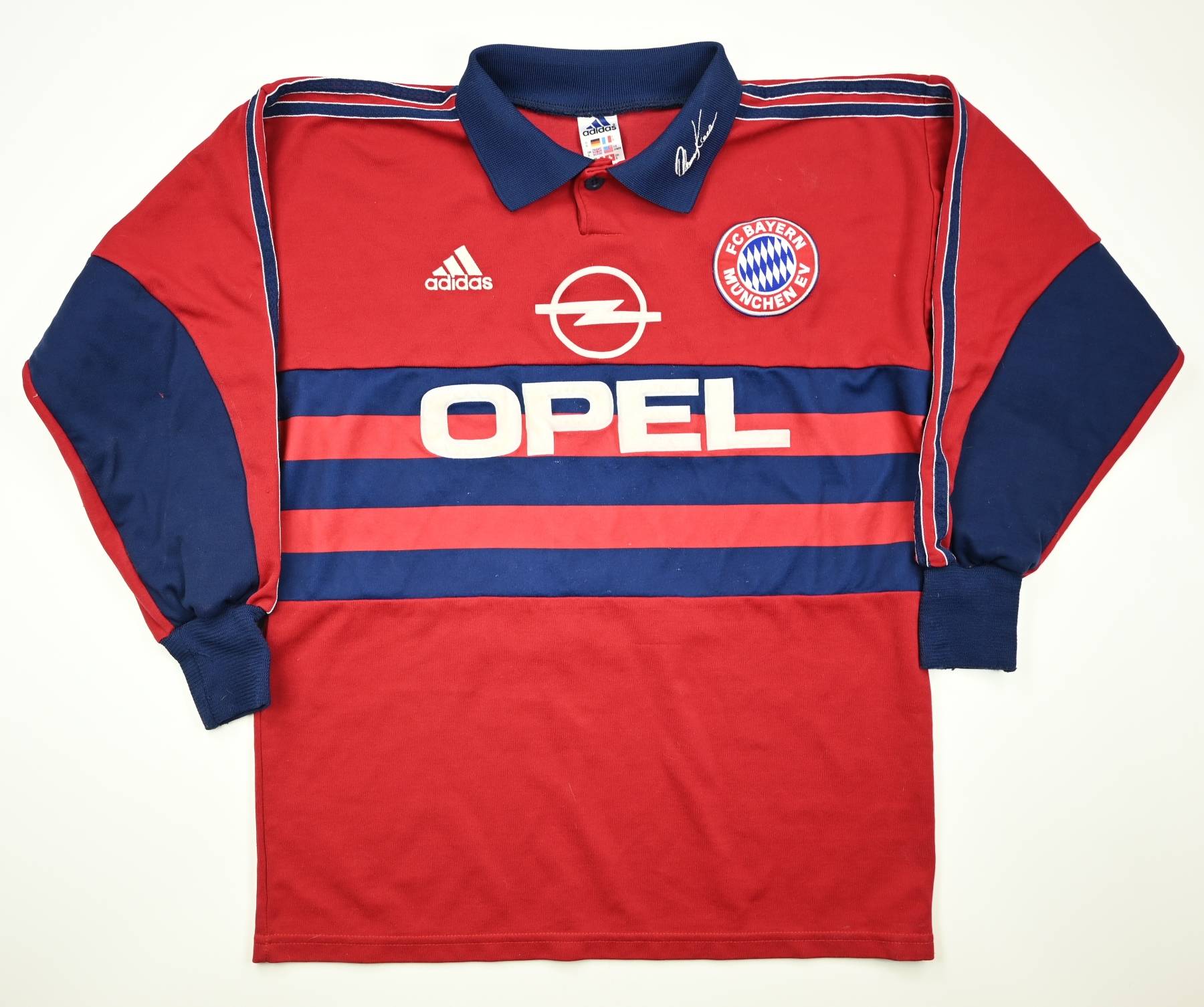 Oliver Kahn Bayern Munich 1998-1999 Home Goal Keeper Jersey Trikot