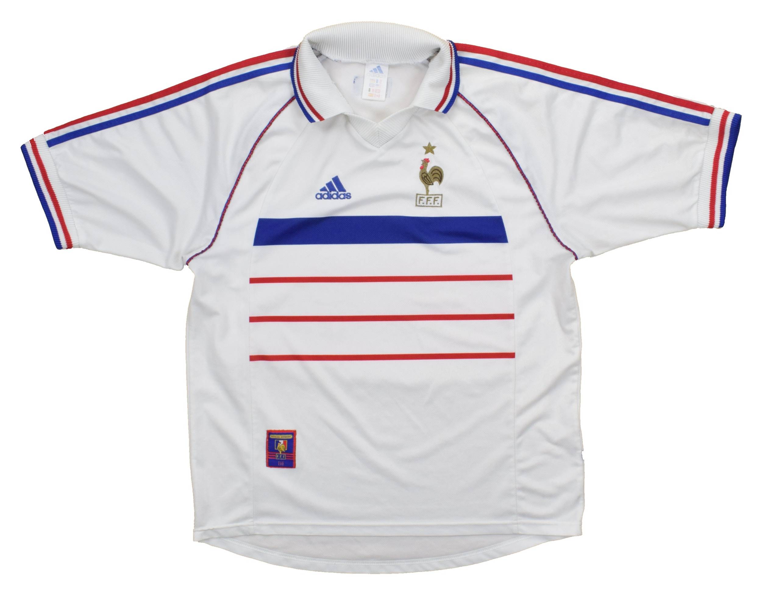 France 1998 Home Short Sleeve Maillot Retro Jersey [Free Shipping]