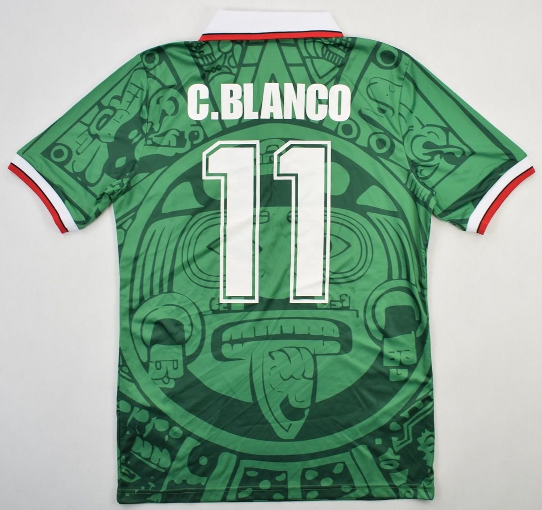 1998 MEXICO *C.BLANCO* SHIRT M Football 