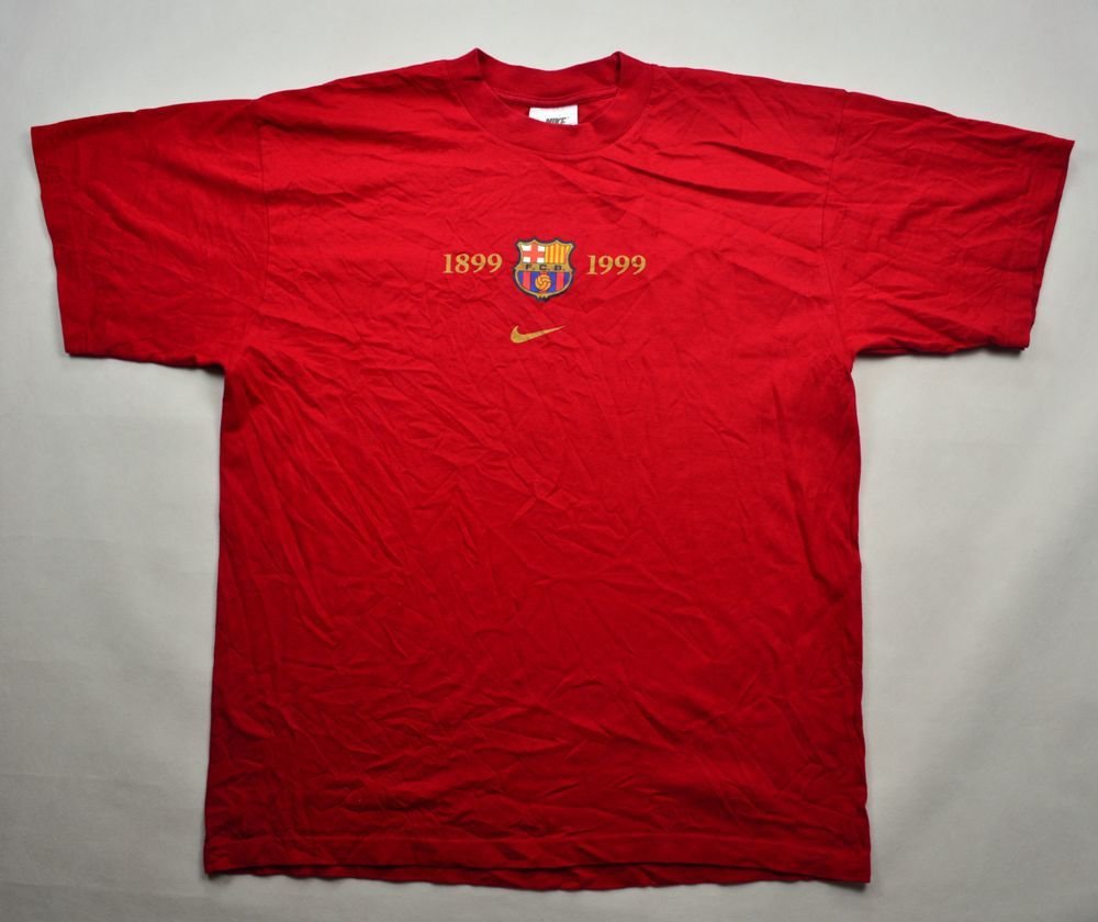 1999-00 FC BARCELONA T-SHIRT L Football / Soccer \ European Clubs ...