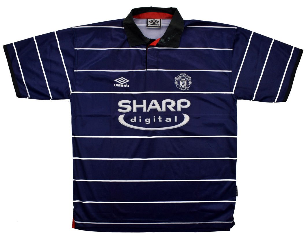 Retro Manchester United Home Jersey 1999/00 By Umbro