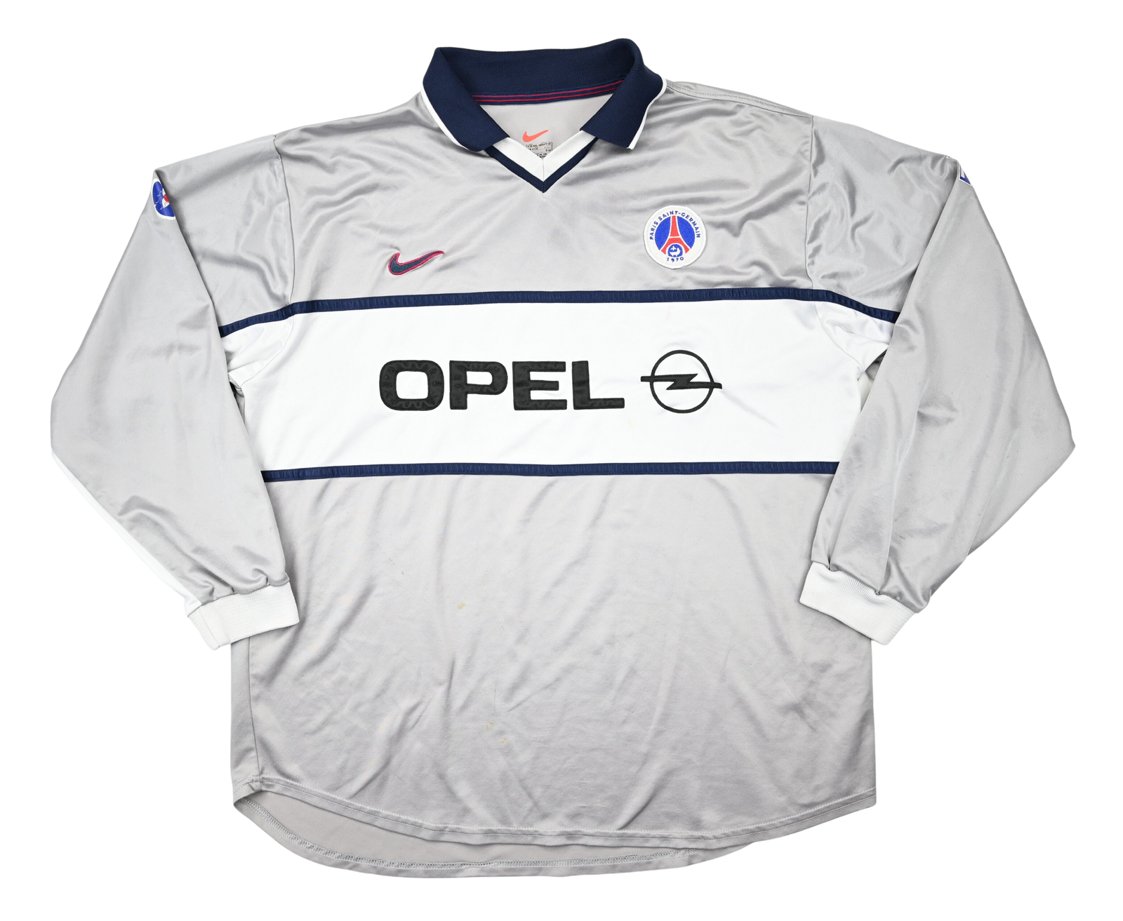 Nike 1999-00 Paris Saint-Germain Longsleeve Player Issue Shirt XXL XXL