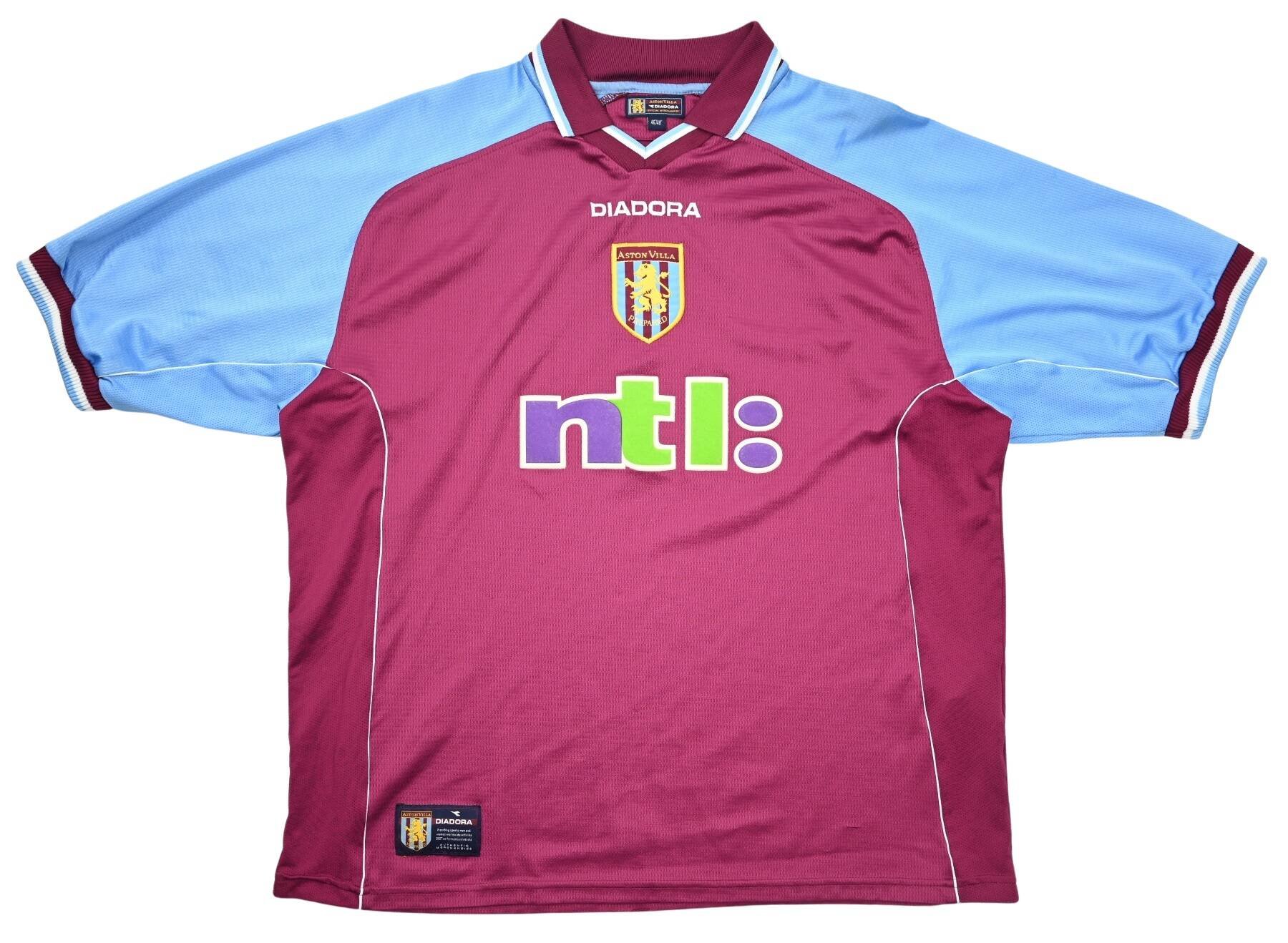 2000-01 ASTON VILLA SHIRT XL Football / Soccer \ Premier League \ Aston ...