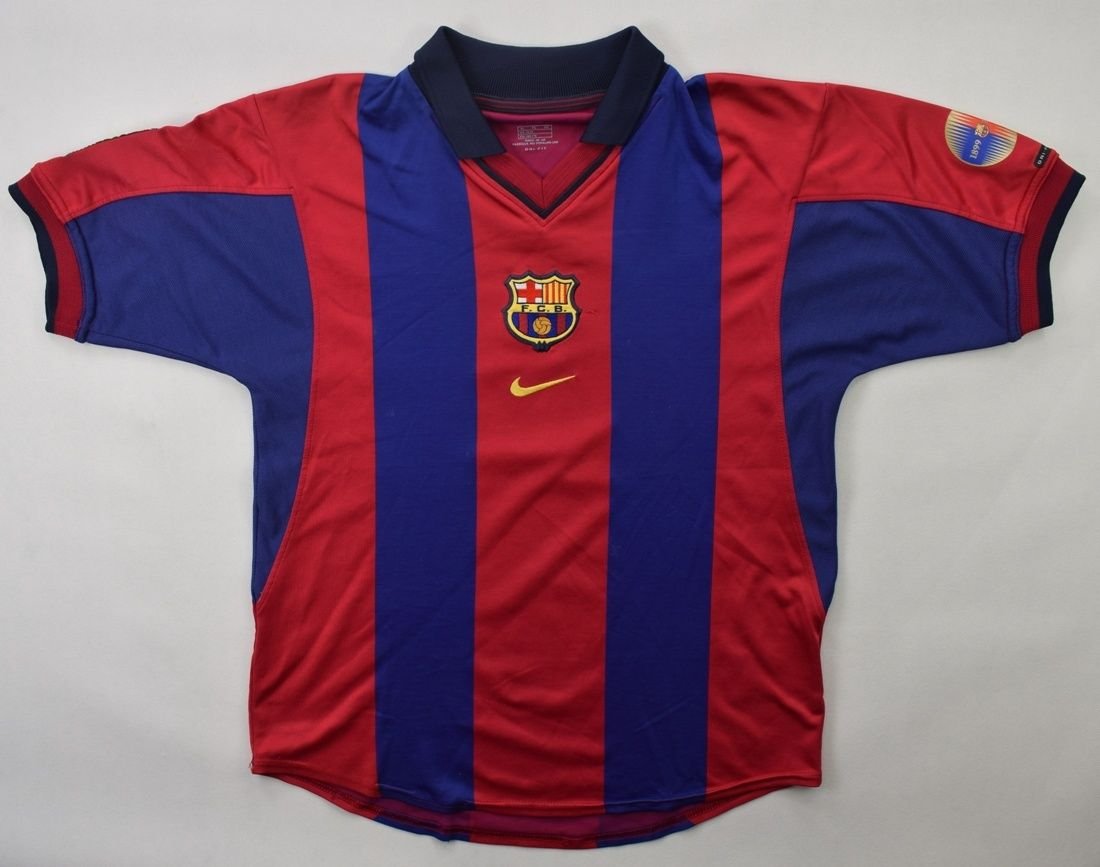 2000-01 FC BARCELONA SHIRT XL. BOYS Football / Soccer \ European Clubs ...