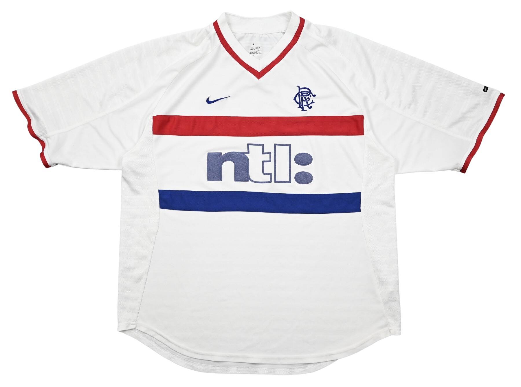 2000/01 Rangers Away Football Shirt / Old Nike Glasgow Soccer