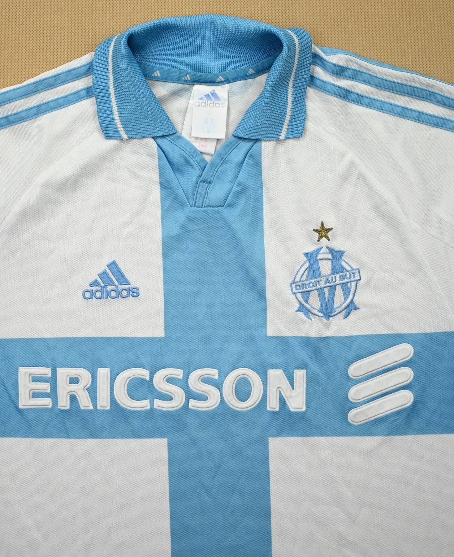 2000-01 Olympique Marseille Shirt S Football   Soccer \ European Clubs 