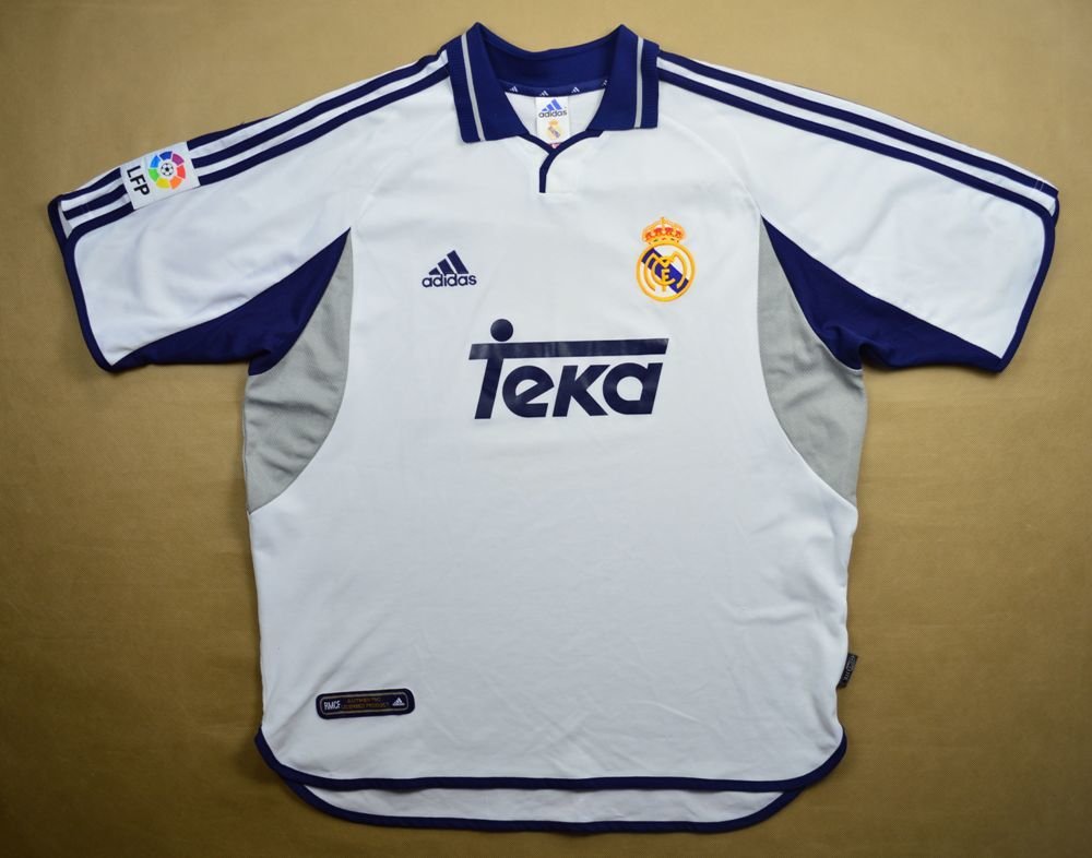 2000-01 REAL MADRID SHIRT L Football / Soccer \ European Clubs ...
