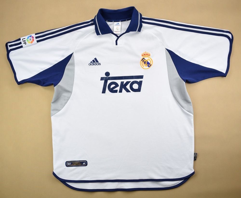 2000-01 REAL MADRID SHIRT XL Football 