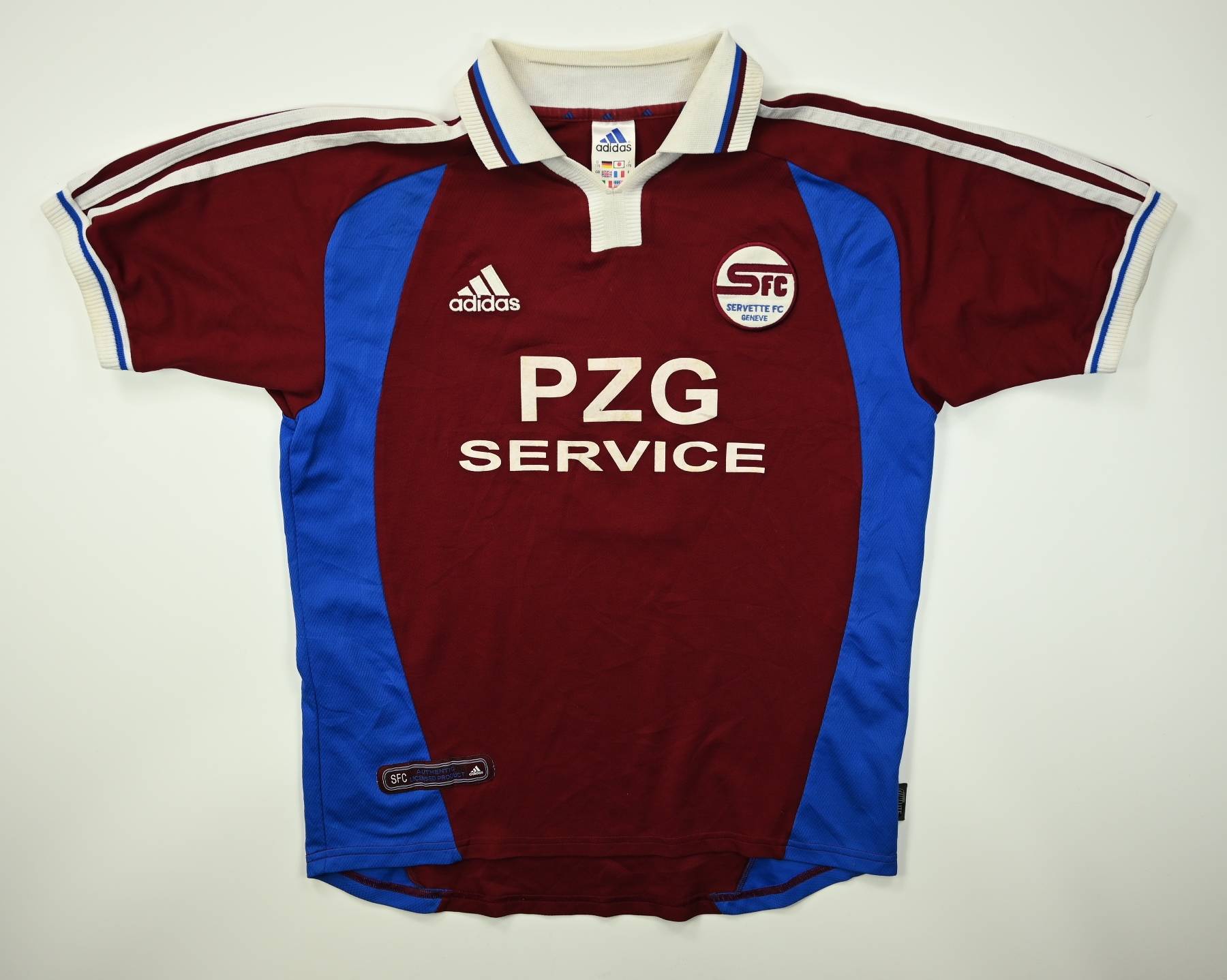 Geneve Servette FC Switzerland football team worn training shirt Size 3XL  XXXL