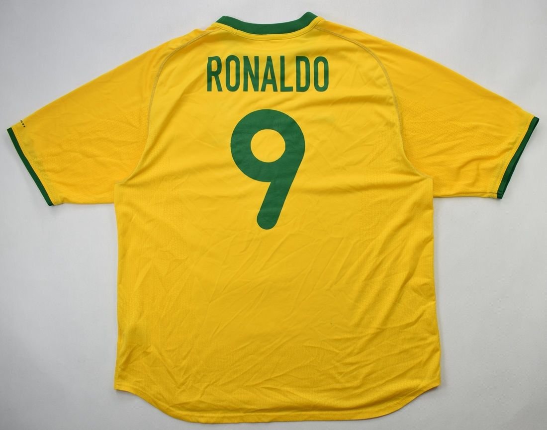 2000-02 BRAZIL *RONALDO* SHIRT XL 