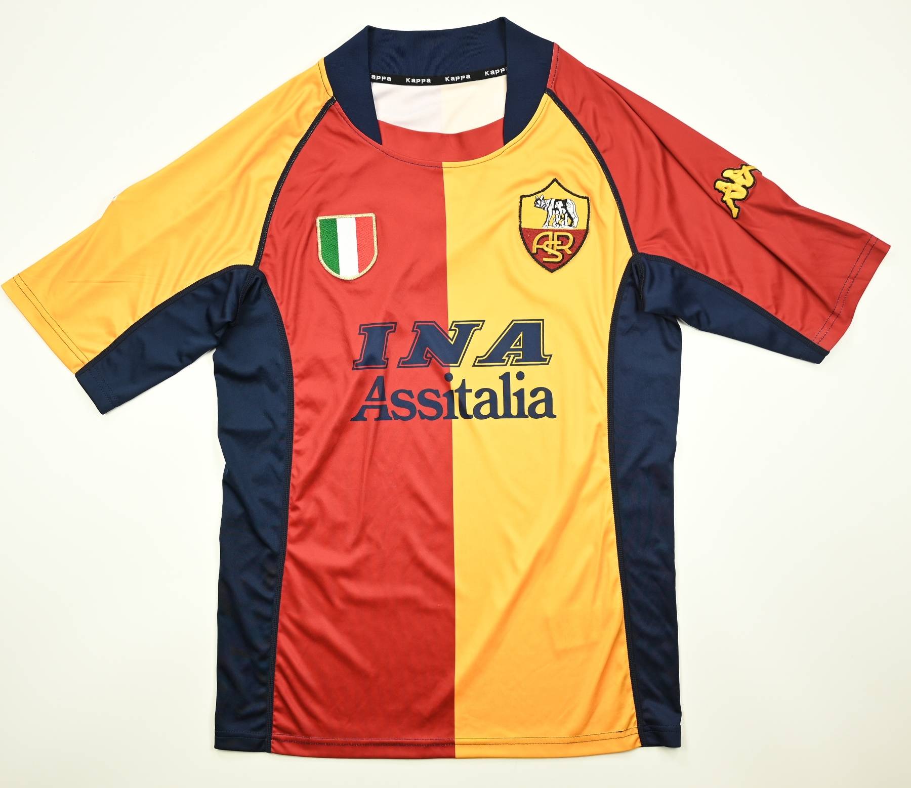 factor Adición músico 2001-02 AS ROMA SHIRT S Football / Soccer \ European Clubs \ Italian Clubs  \ AS Roma | Classic-Shirts.com