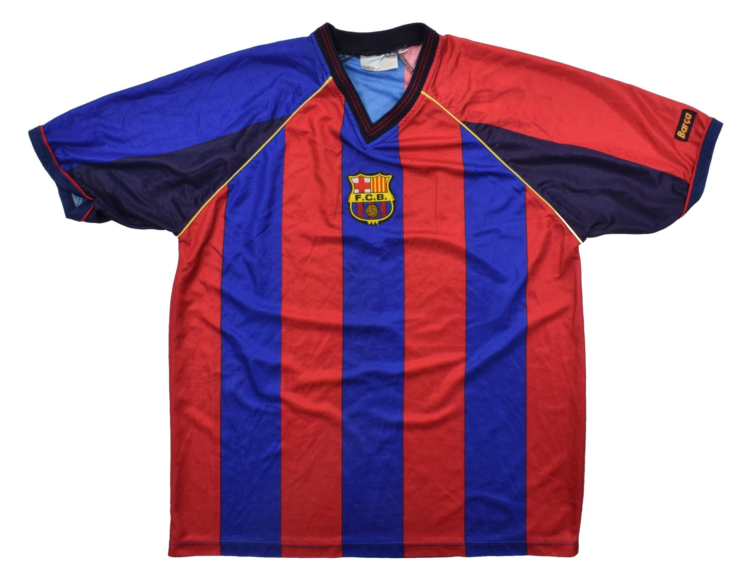 2001-02 FC BARCELONA *RIVALDO* SHIRT XL Football / Soccer \ European ...