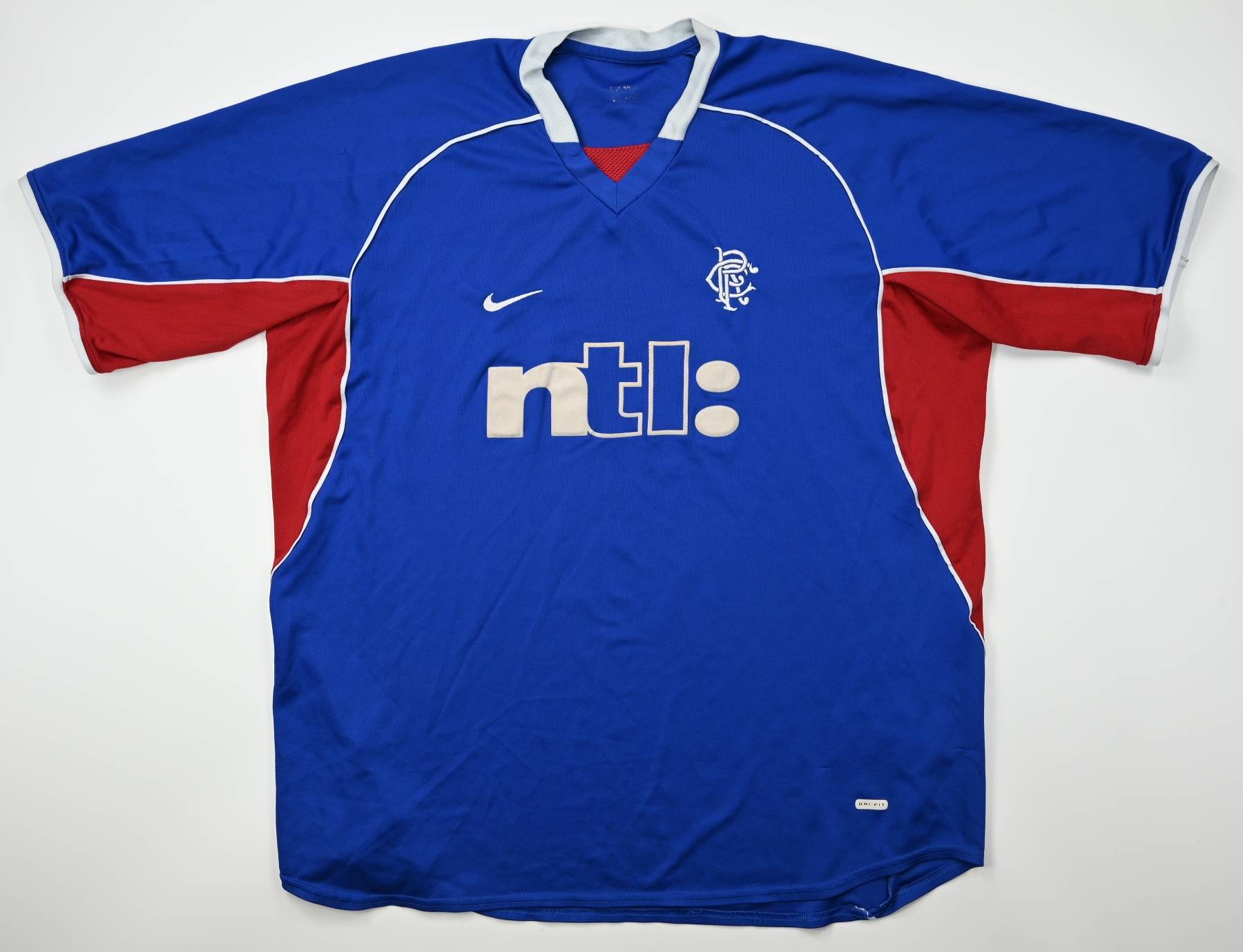 2001-02 GLASGOW RANGERS SHIRT XXL Football / Soccer \ Other UK Clubs ...