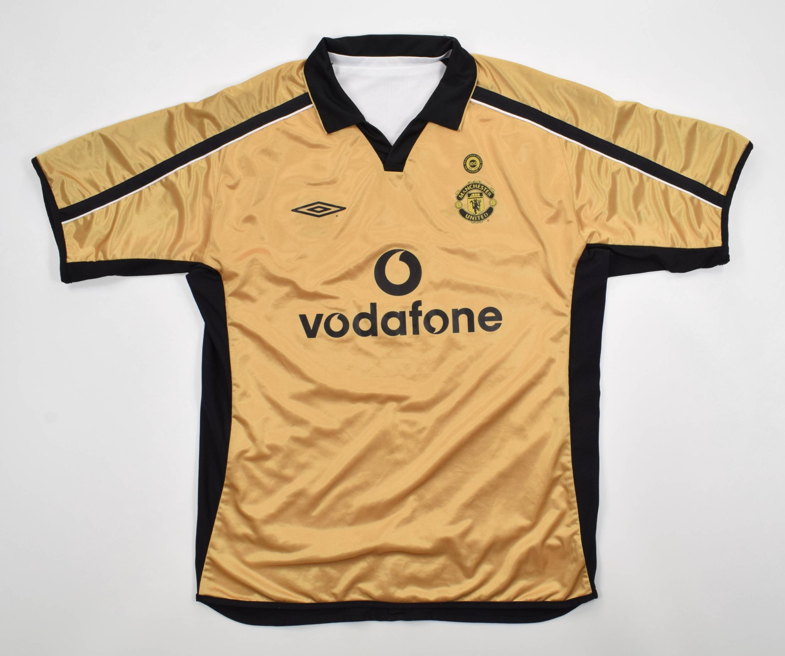 Vodafone Manchester United Jersey Umbro 2001-2002 Vintage for