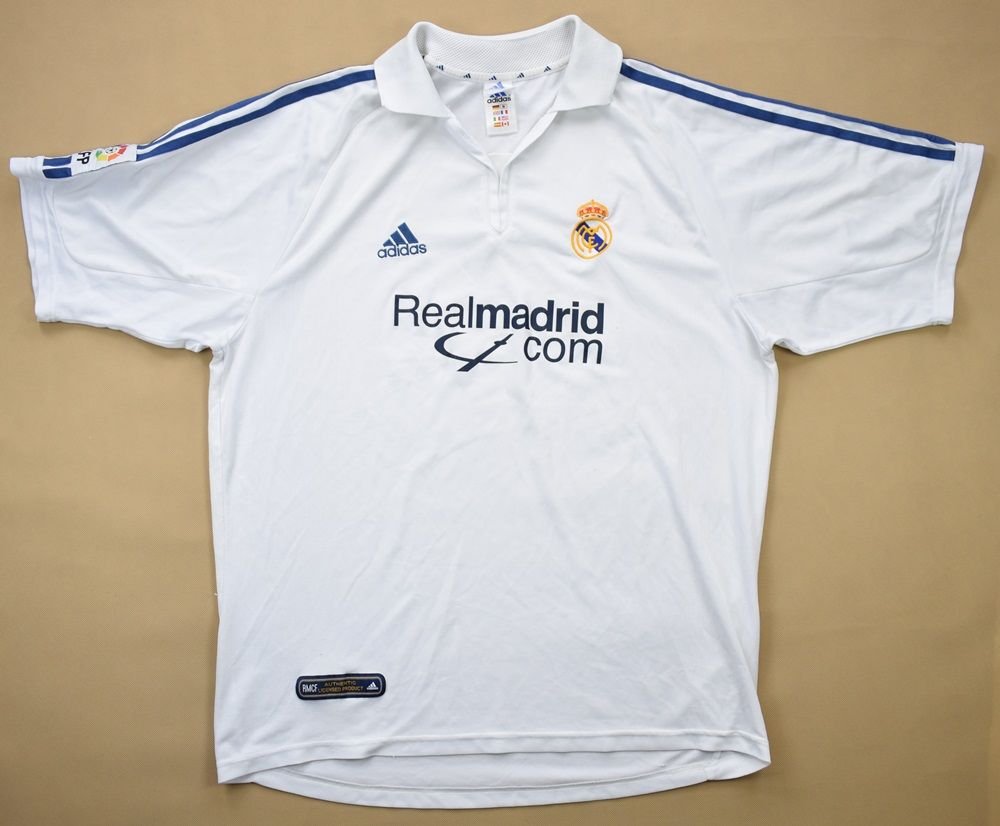 2001 REAL MADRID SHIRT XL Football 