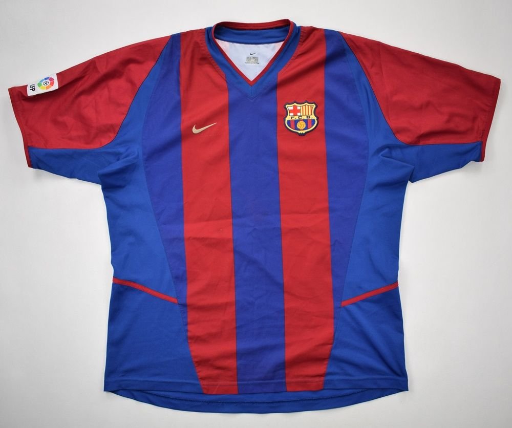 2002-03 FC BARCELONA SHIRT XL Football / Soccer \ European Clubs ...
