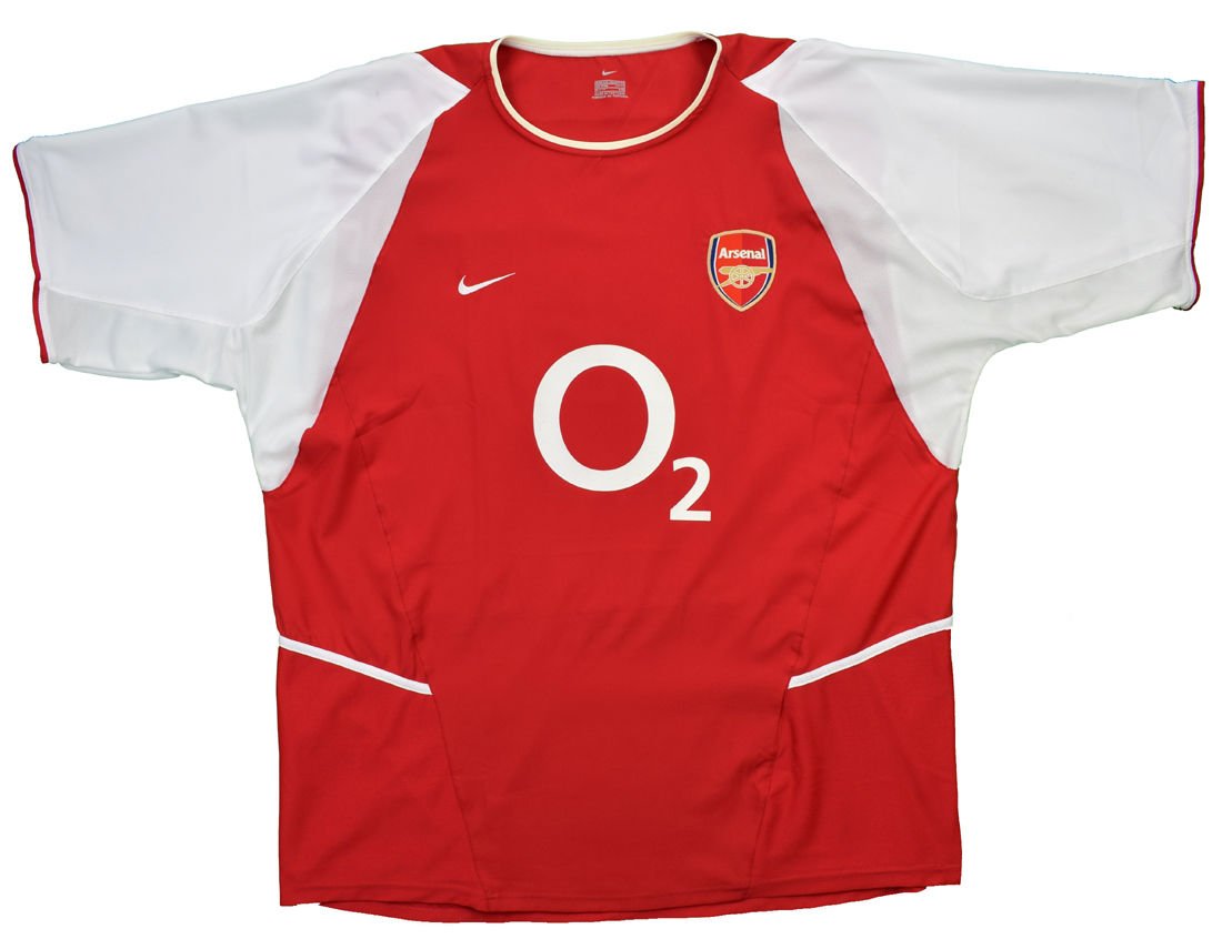 2002 04 Arsenal London Shirt L Football Soccer Premier League