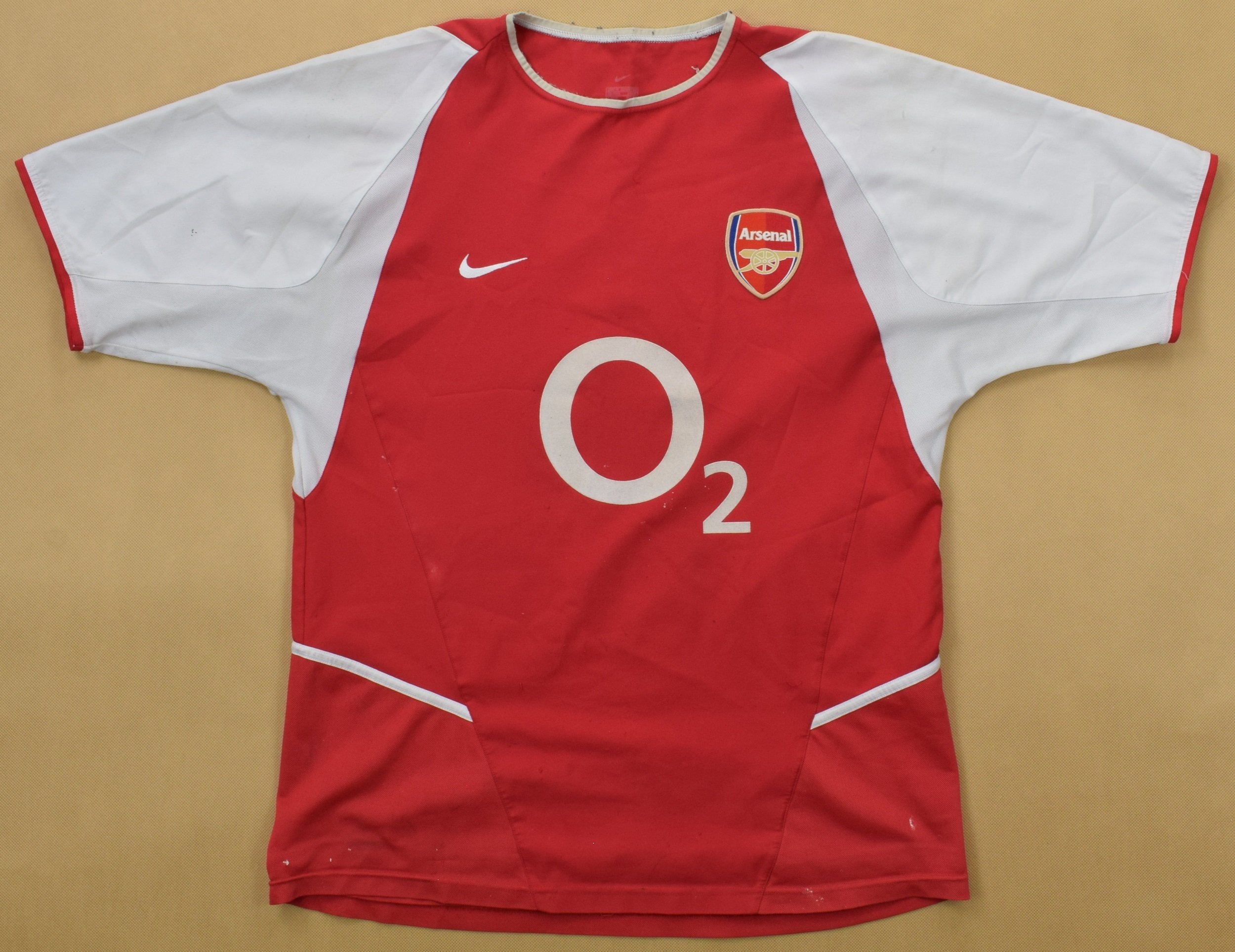 Arsenal sales shirt 2002