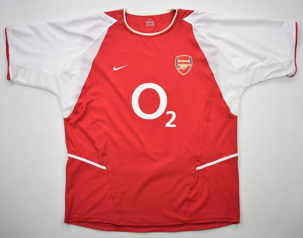 arsenal shirt 2002