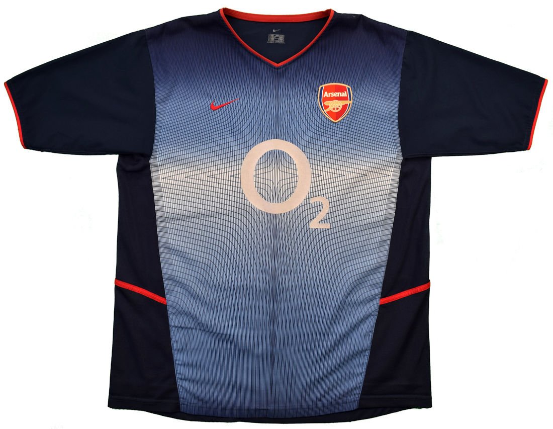 arsenal shirt 2002