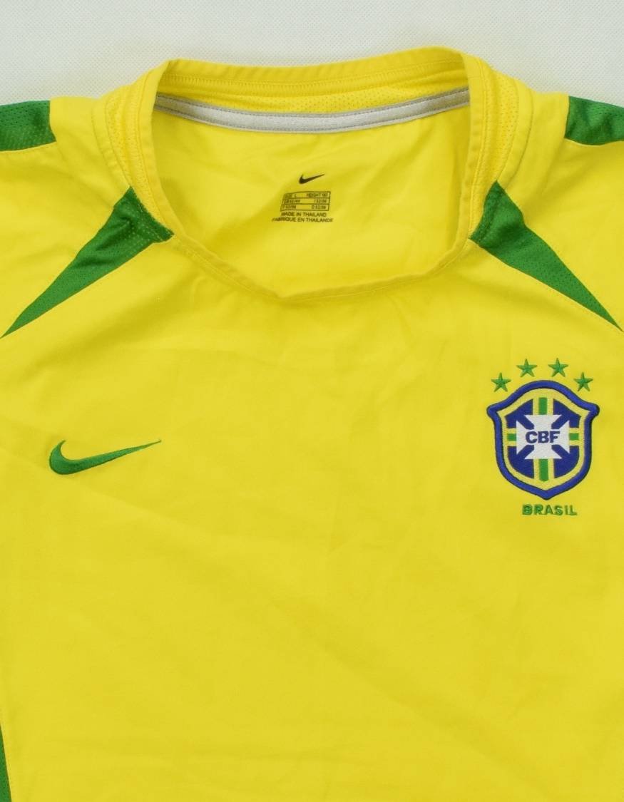 BRAZIL 2002 HOME SHIRT – Retro Soccer UK