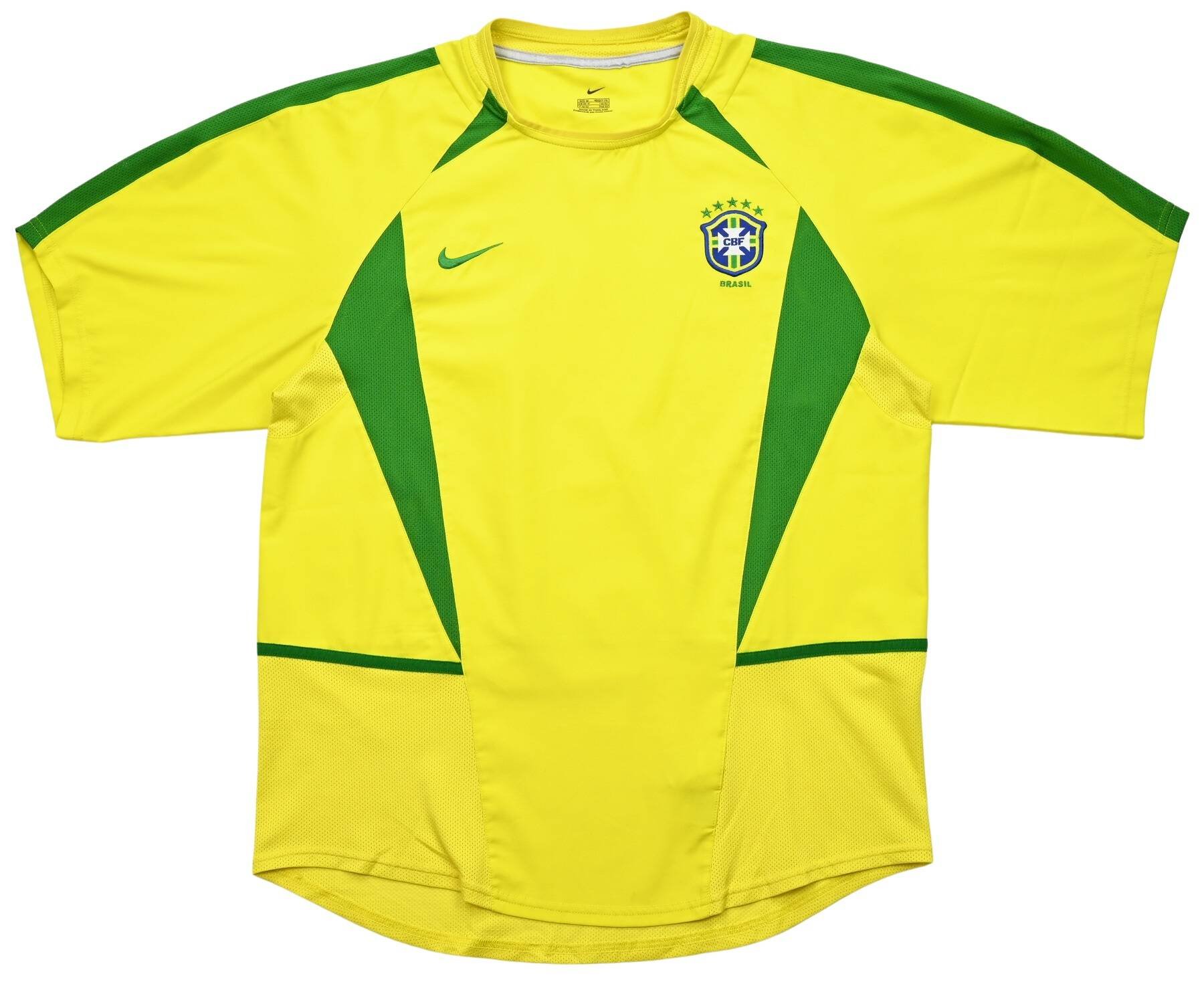 2002-04 Brazil Shirt M Football   Soccer \ International Teams \ North 