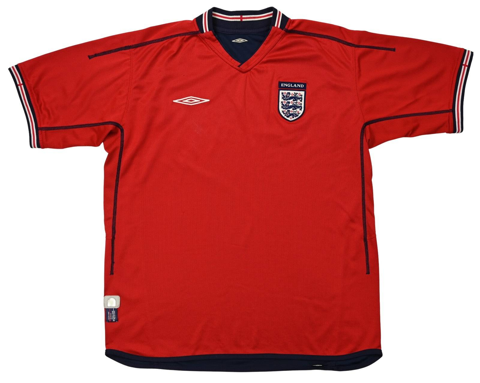 2002-04 ENGLAND SHIRT M Football / Soccer \ International Teams ...