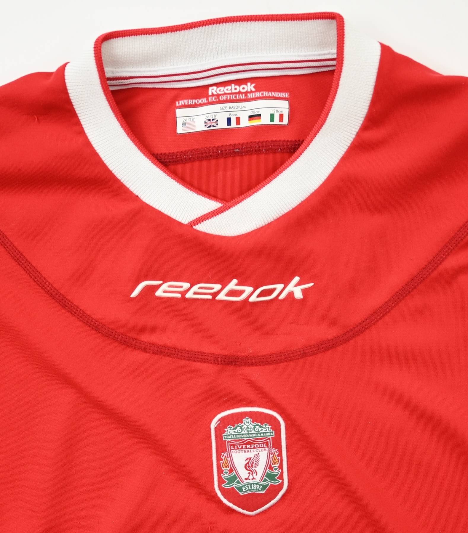 2002-04 LIVERPOOL *RIISE* SHIRT M. BOYS Football / Soccer \ Premier ...