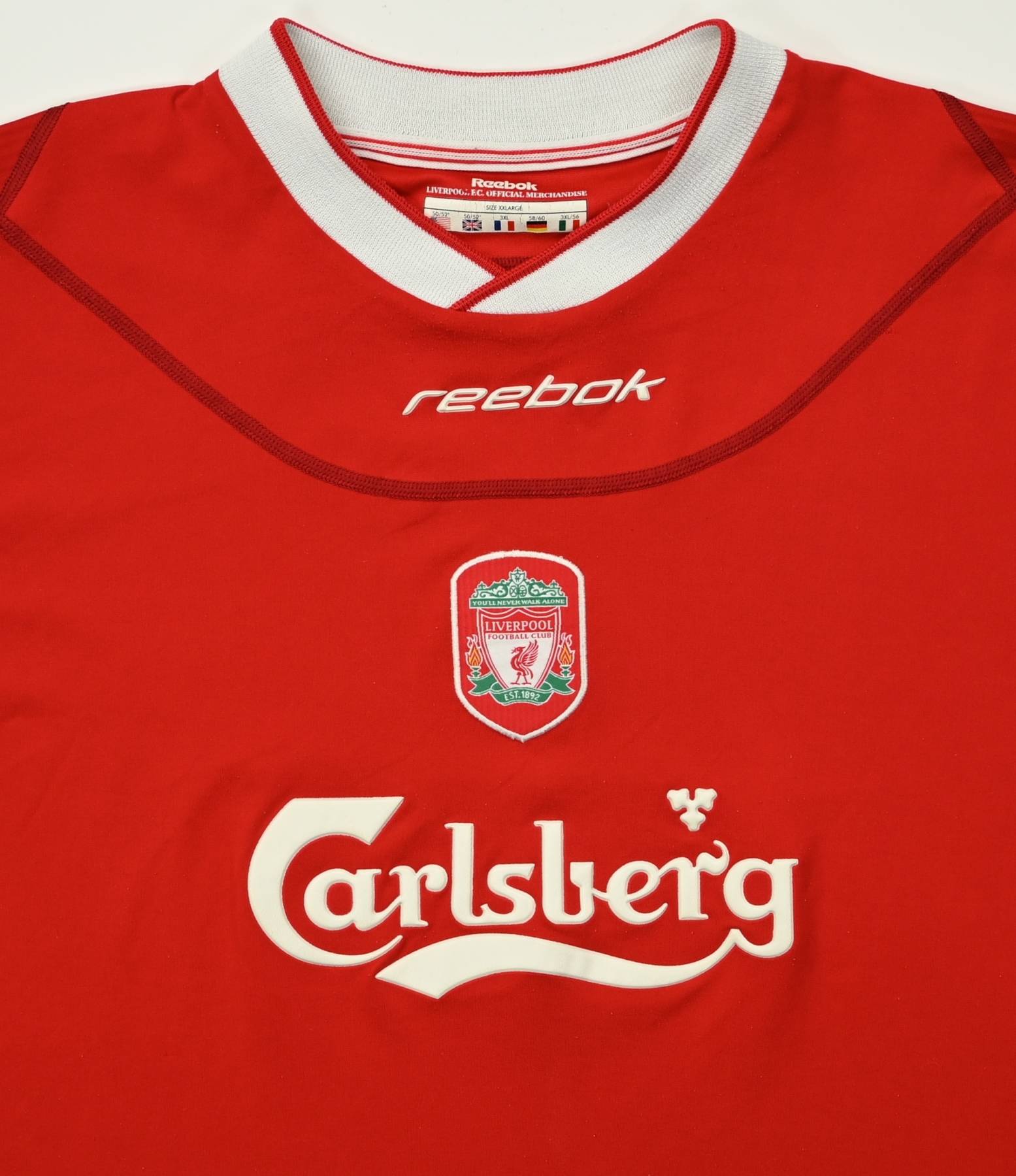 Liverpool discount jersey xxxl