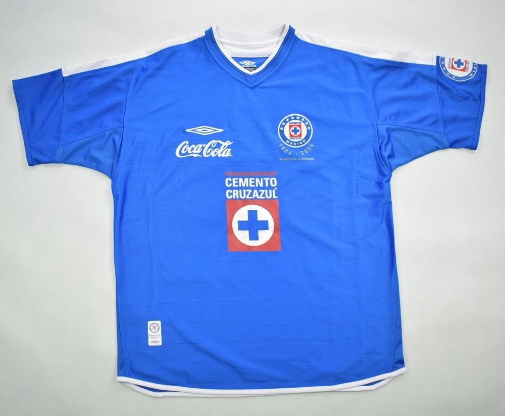 2003 04 Deportivo Cruz Azul Shirt L Football Soccer Rest Of World Classic Shirts Com
