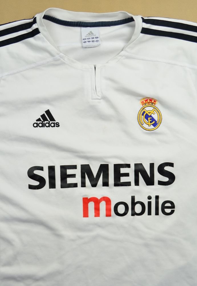 2003-04 REAL MADRID SHIRT L Football / Soccer \ European Clubs ...