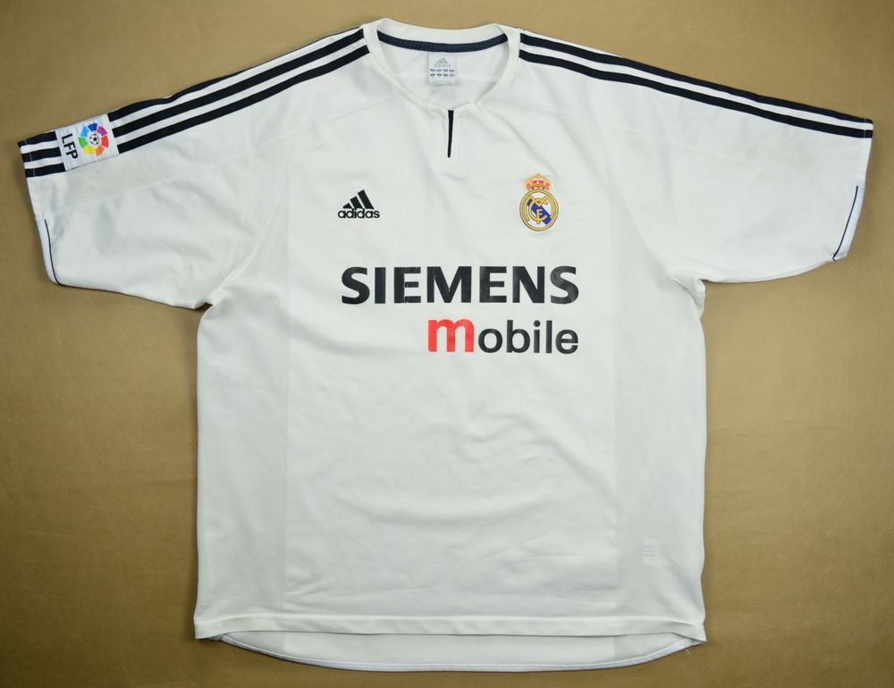 2003-04 REAL MADRID SHIRT XL Football 