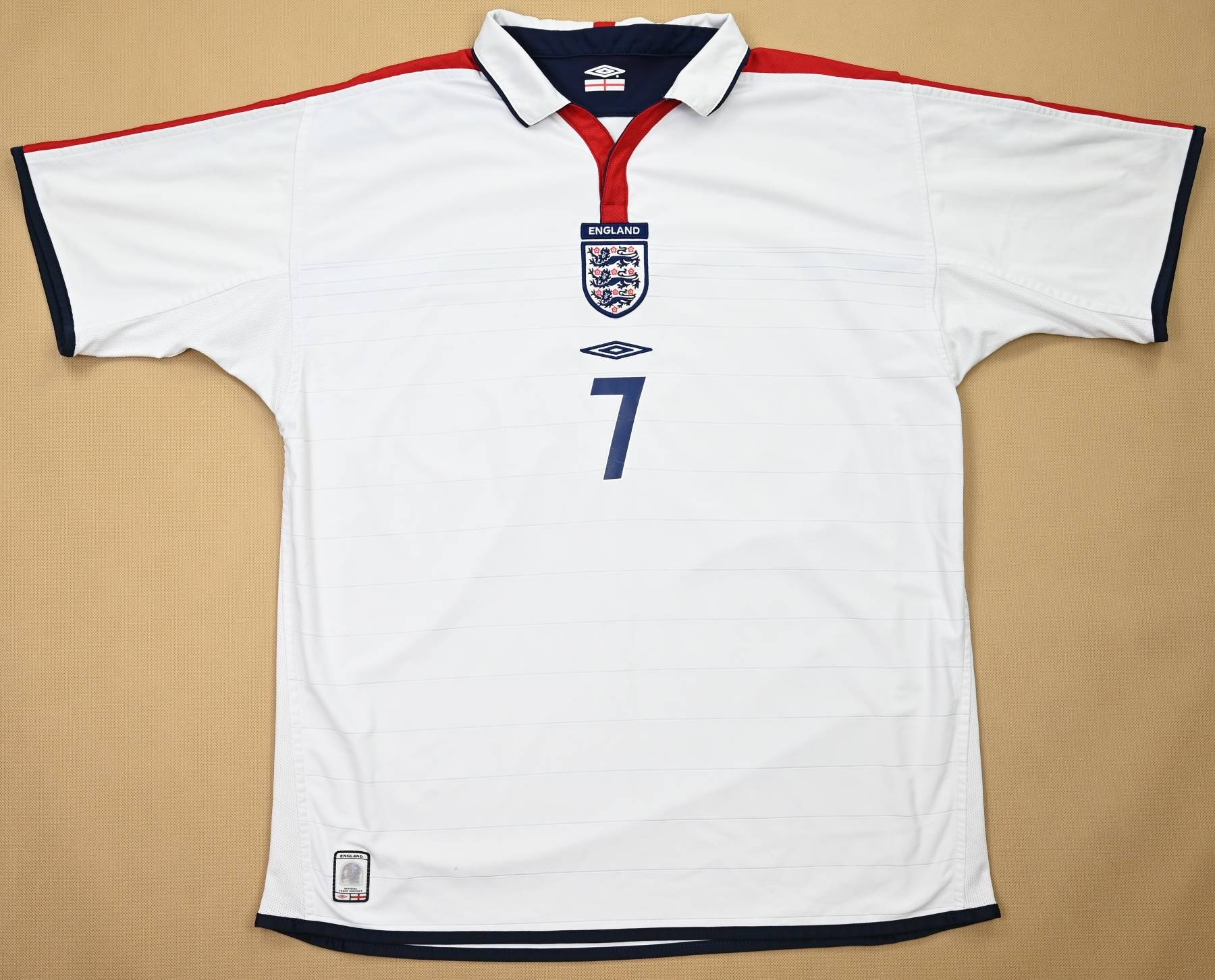 2003-05 ENGLAND *BECKHAM* SHIRT XXL