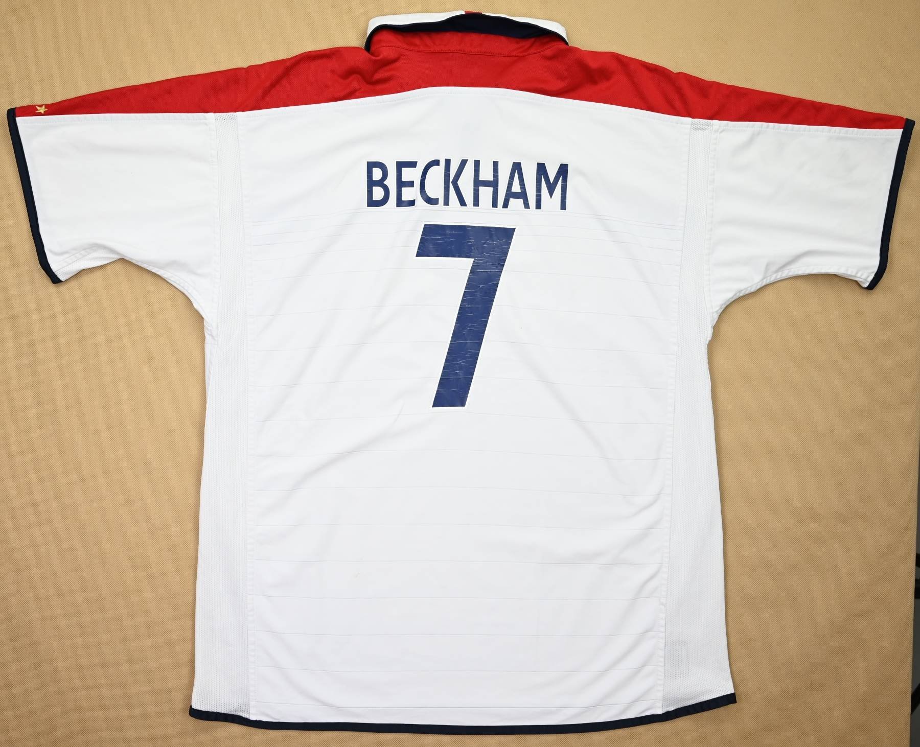 2003-05 ENGLAND *BECKHAM* SHIRT XXL Football / Soccer \ International ...