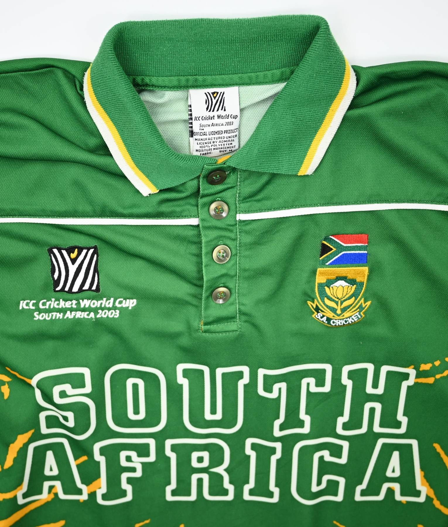 2003 SOUTH AFRICA CRICKET SHIRT M Other \ Cricket